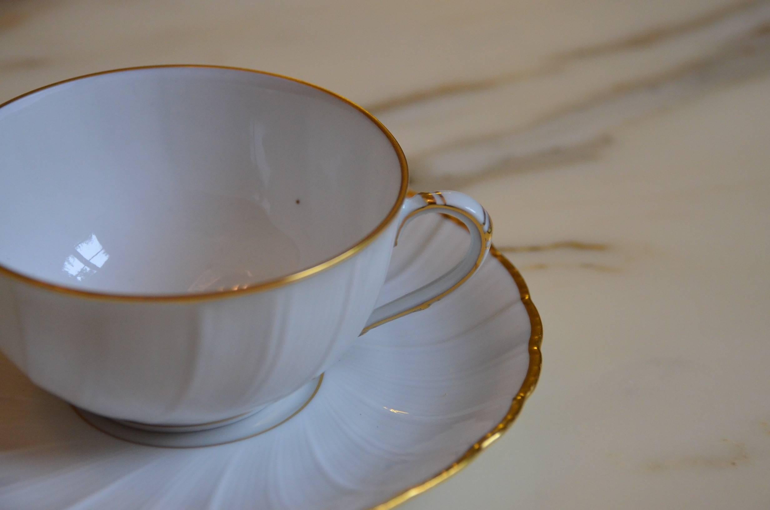 Bernardaud Limoges Porcelain Tea Service, France 1