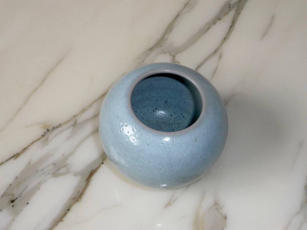 Bowl glazed ceramic vase by French artist Paul Badié.
Perfect conditions.