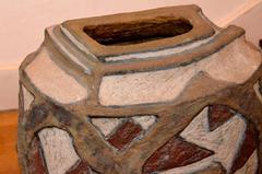 Keramikvase von Michele Fischer, Frankreich, 1991
