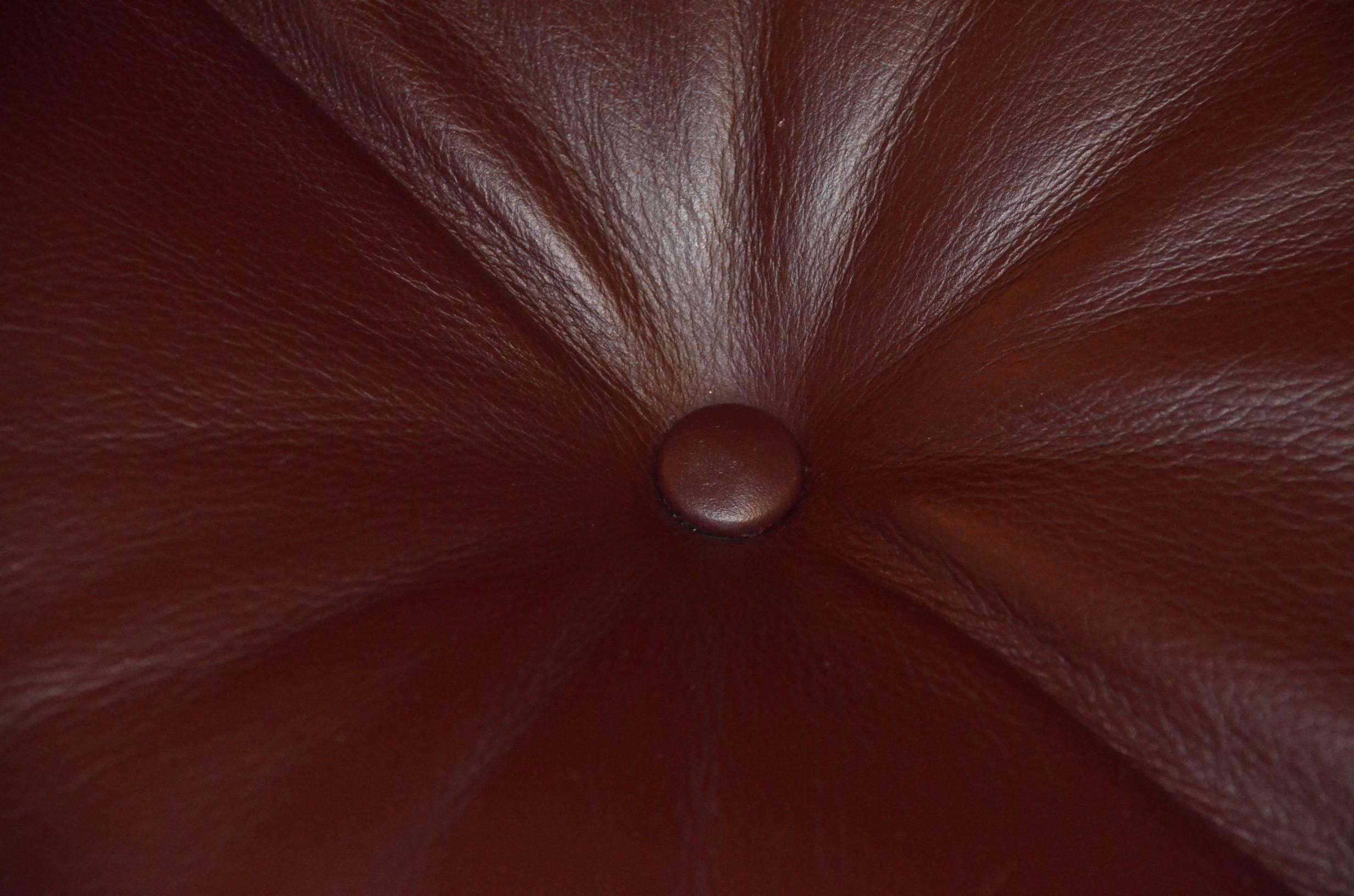 Leather Sofa 2 Places Dezza, Gio Ponti, Italy, 1965 For Sale