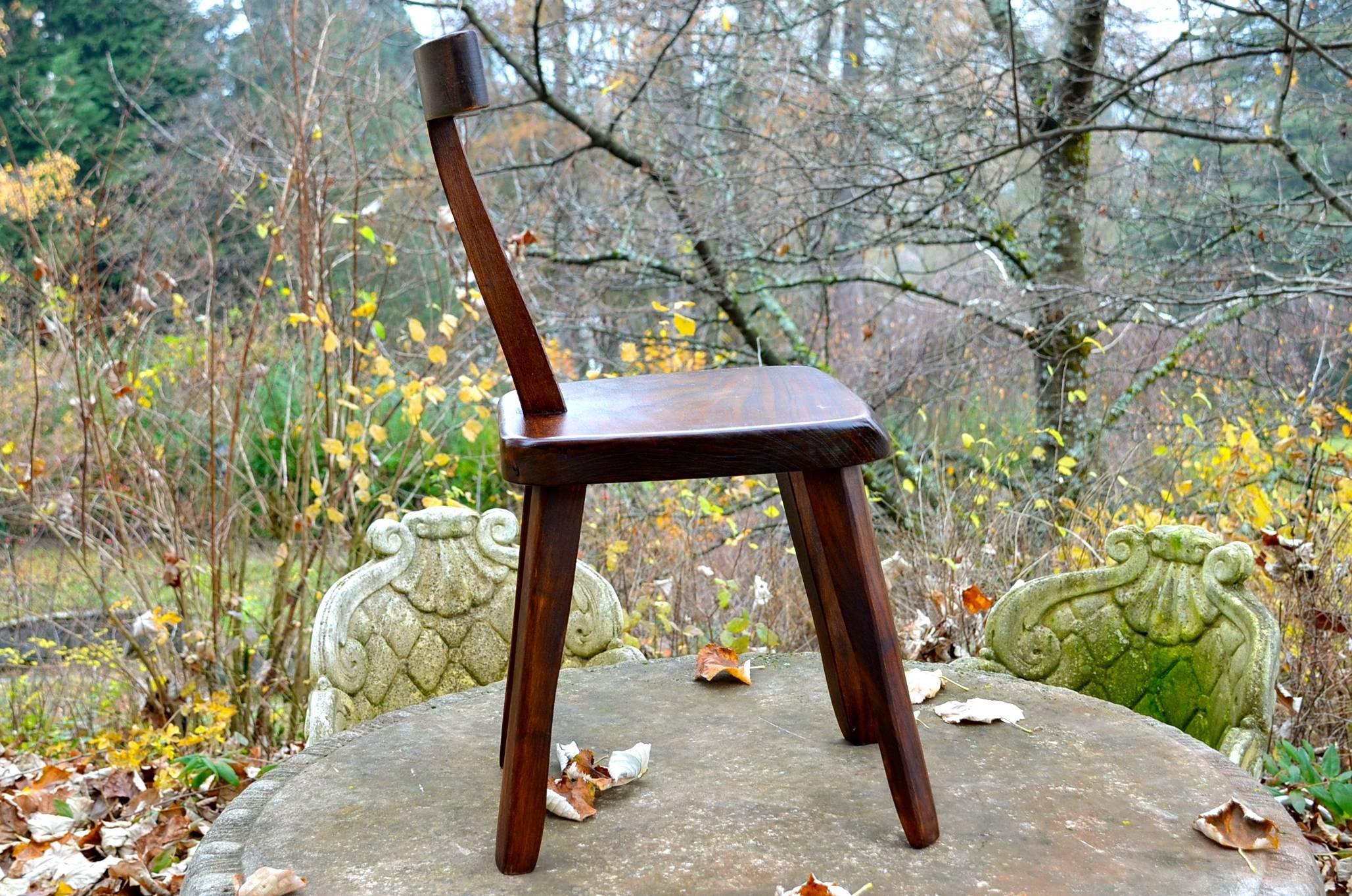 Set of Six Chairs by Olavi Hanninen, Finland 1950s For Sale 3