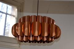 Copper Ceiling Light by Thorsten Orrling for Hans-Agne Jakobsson AB