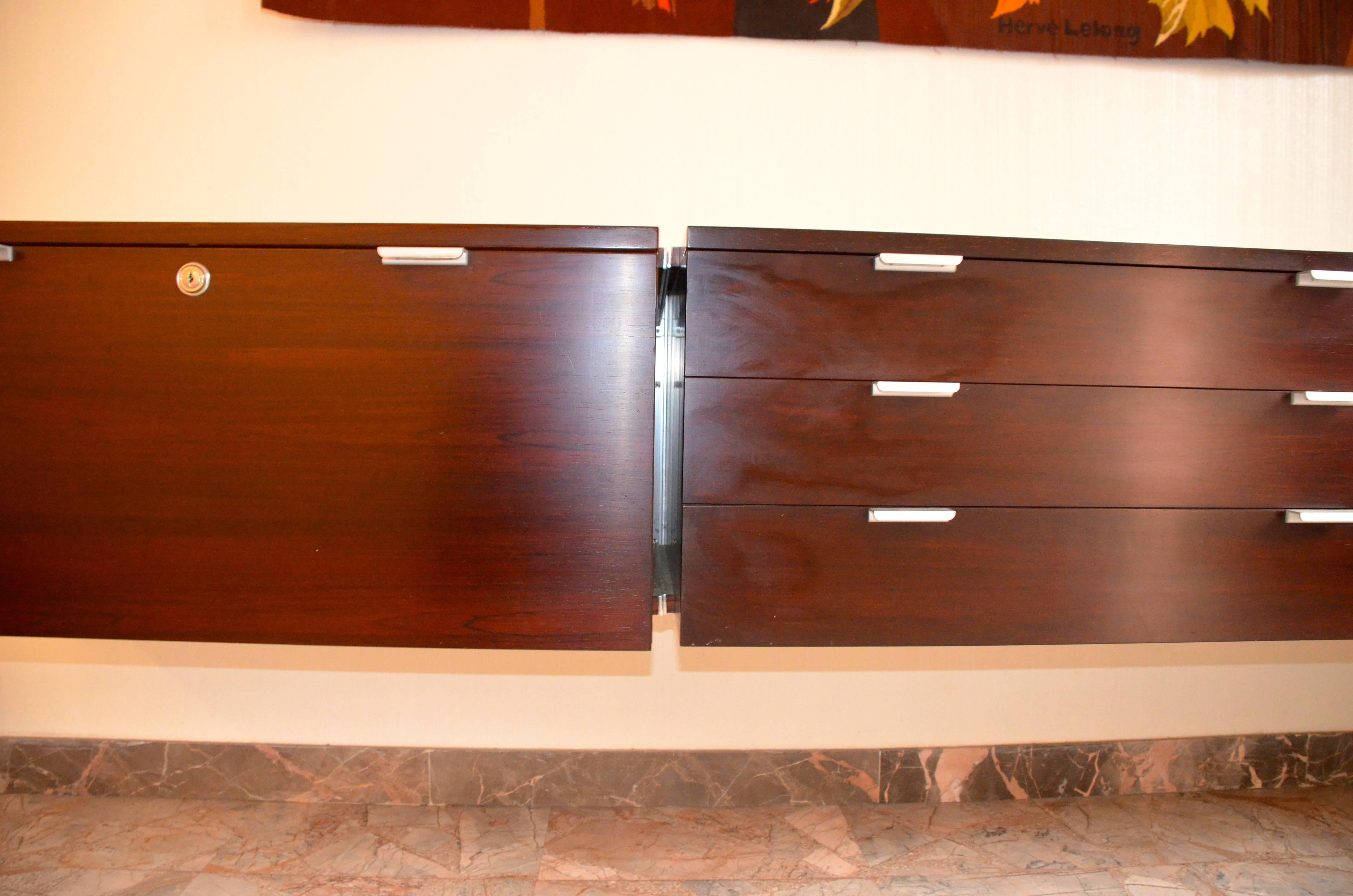 Wood Walnut CSS Sideboard by George Nelson for Herman Miller For Sale