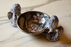 Jean Derval: Angels Anthropomorphic Ceramic Cup, France, Vallauris, 1950