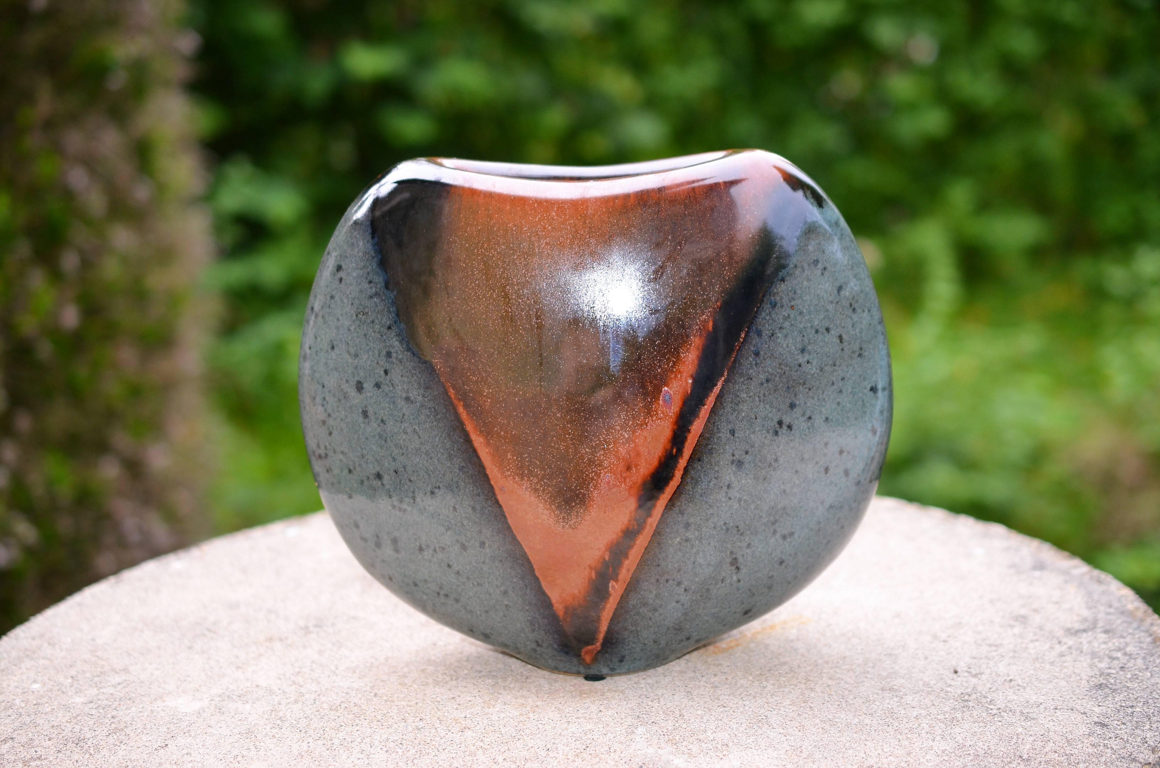 Gotlind Weigel, Stoneware Vase Lentil For Sale 4