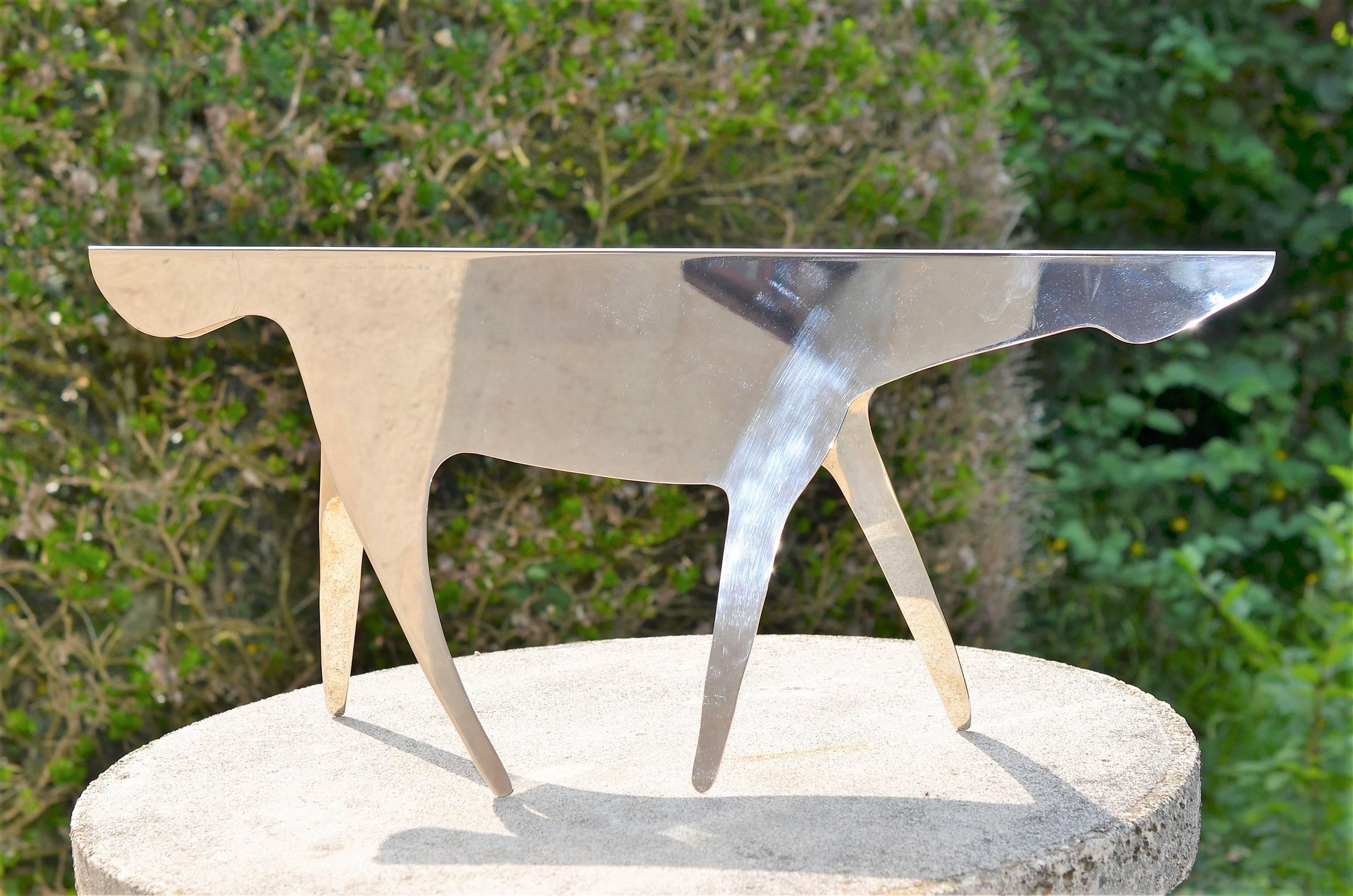 Silver Plated 'Cavallo' Horse Lino Sabattini Designed by Gio Ponti, 1978 In Good Condition For Sale In Grenoble, FR