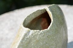Brutalist French Ceramic Vase, 1989