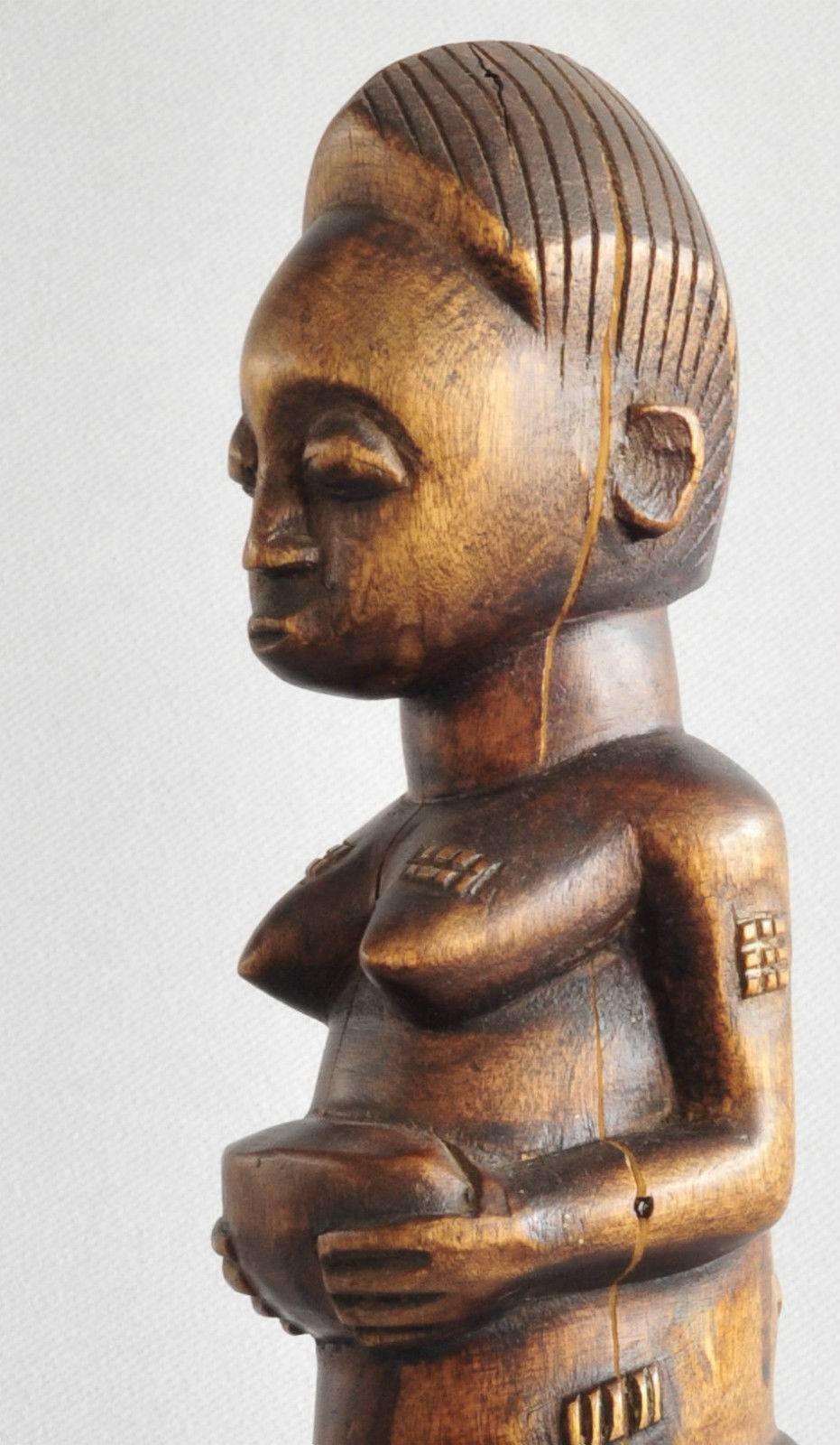 Baoule Sculpture Blolo Bla Ivory Coast, Art Primitive, 1960s For Sale 1