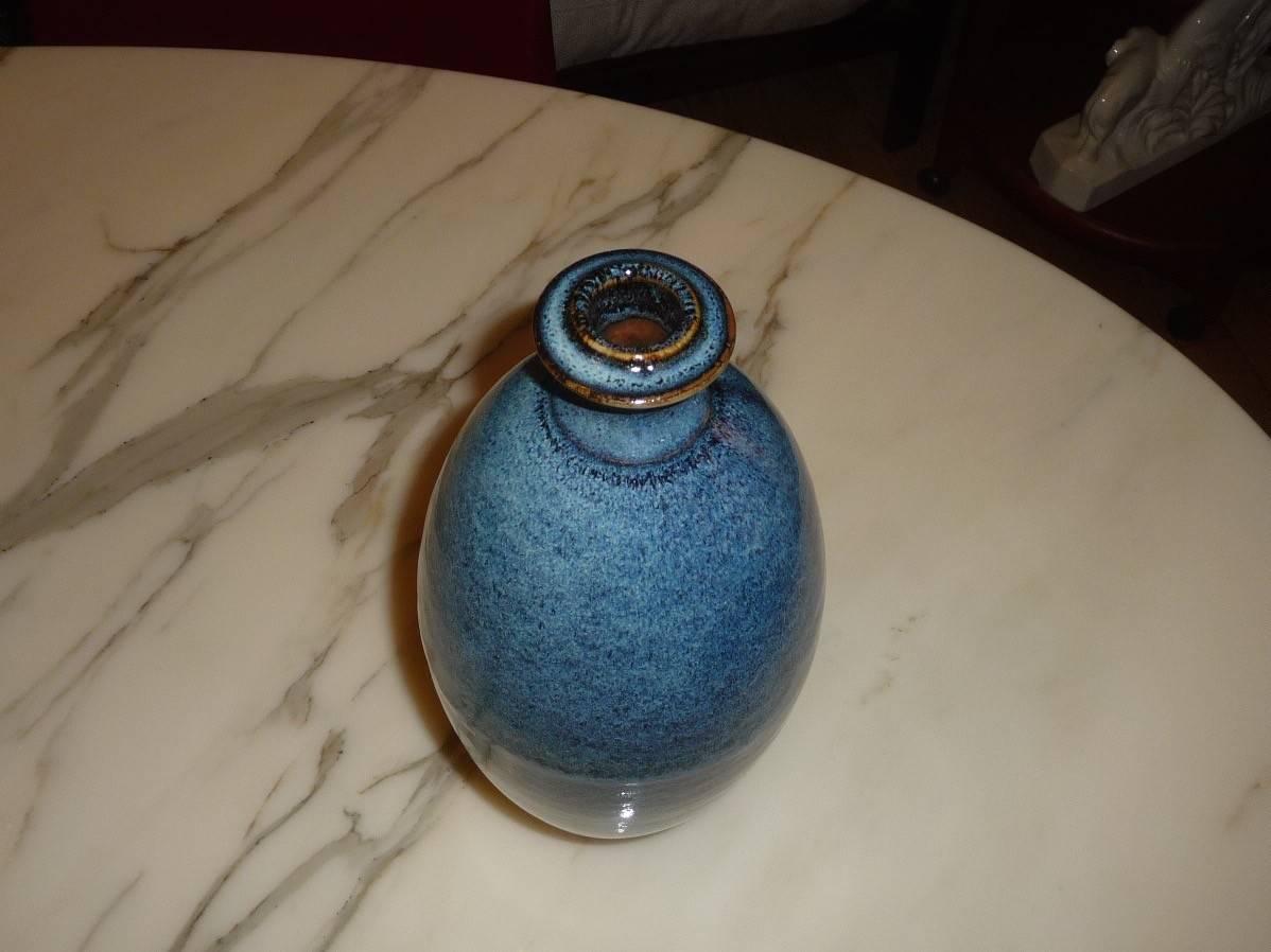 20th Century Daniel de Montmollin, Ovoid Vase