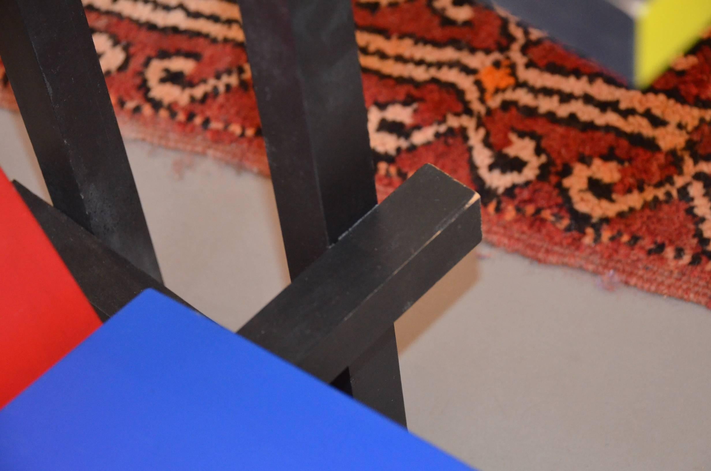 Red and Blue Chair by Thomas Rietveld for Cassina 5