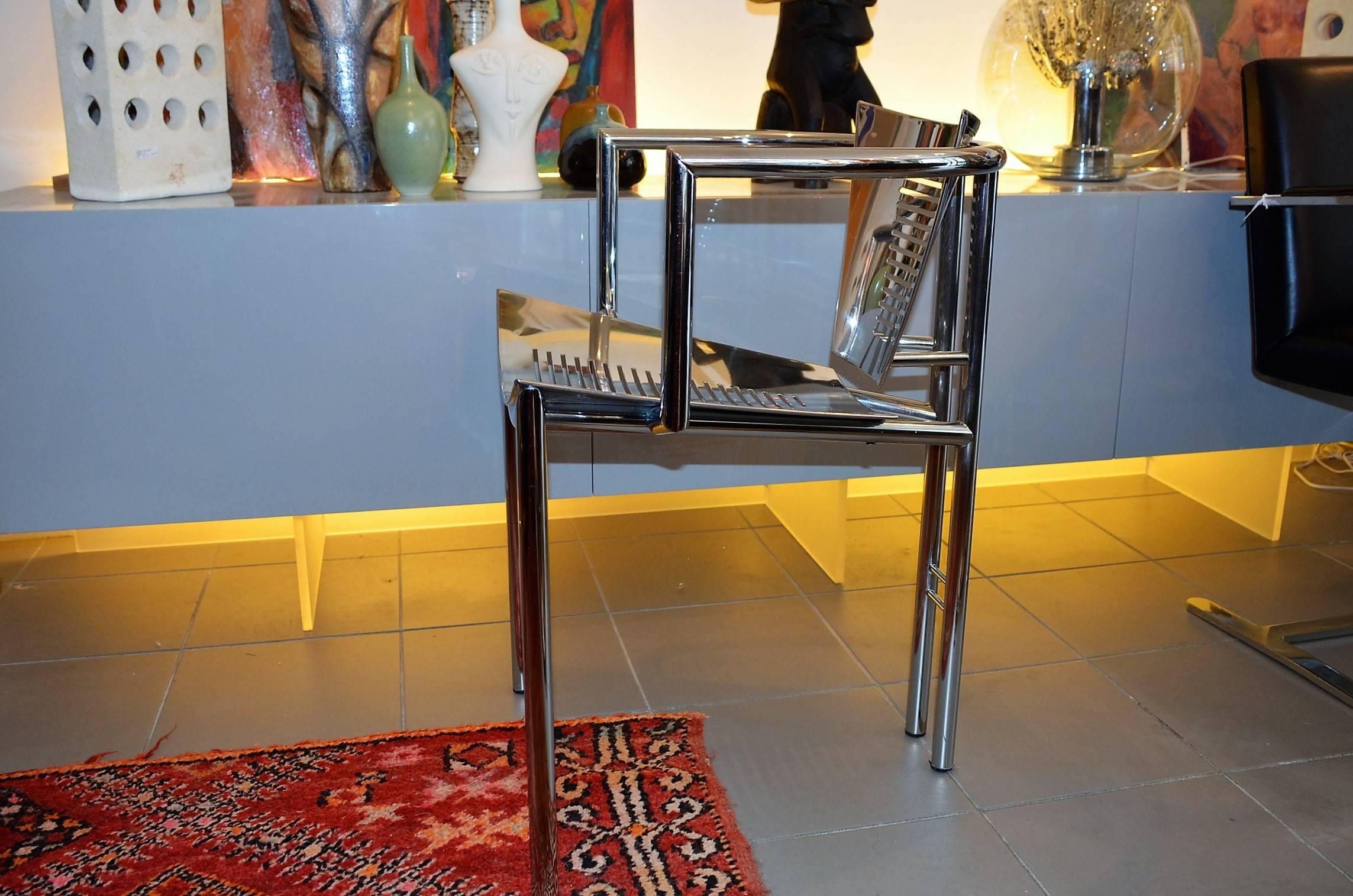 20ième siècle Ensemble de six chaises Sum Up de Ronald Cecil Sportes