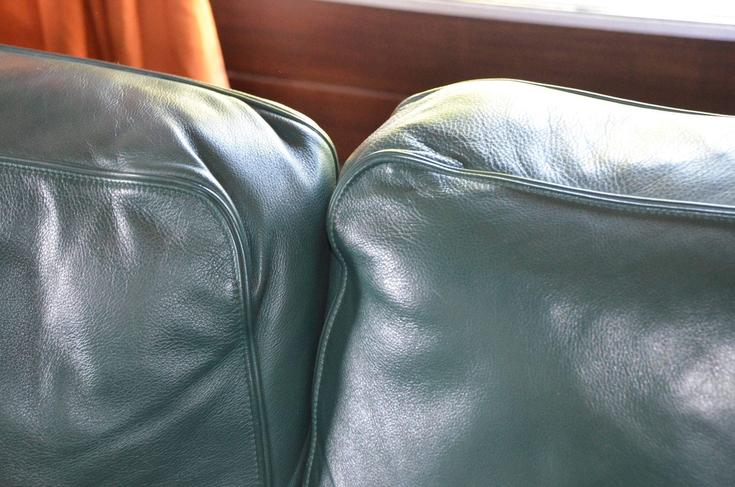 Italian Three-Seat Leather Sofa 'Socrate' by Poltrona Frau, Italy