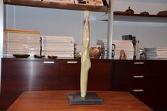 Paolo Ambrosio Man Sculpture in Bronze, Unique and Signed, Italy, 1970s