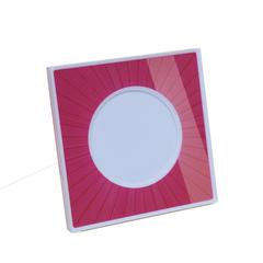 Italian Pop Design Shocking and White Plexiglass Picture Frame, Sharing Shocking