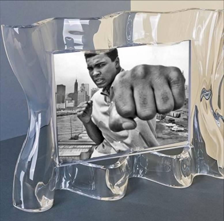 Contemporary Karim Rashid Pop Design Picture Frame in Clear Plexiglass, Freedom
