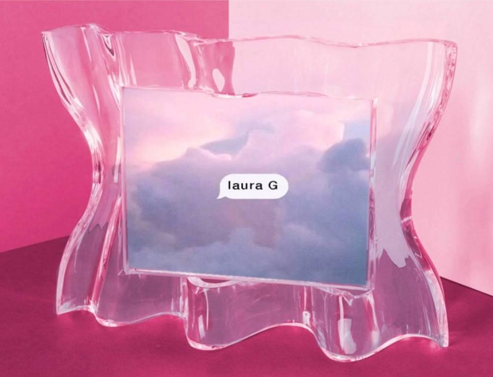 Karim Rashid Pop Design Picture Frame in Clear Plexiglass, Freedom 1