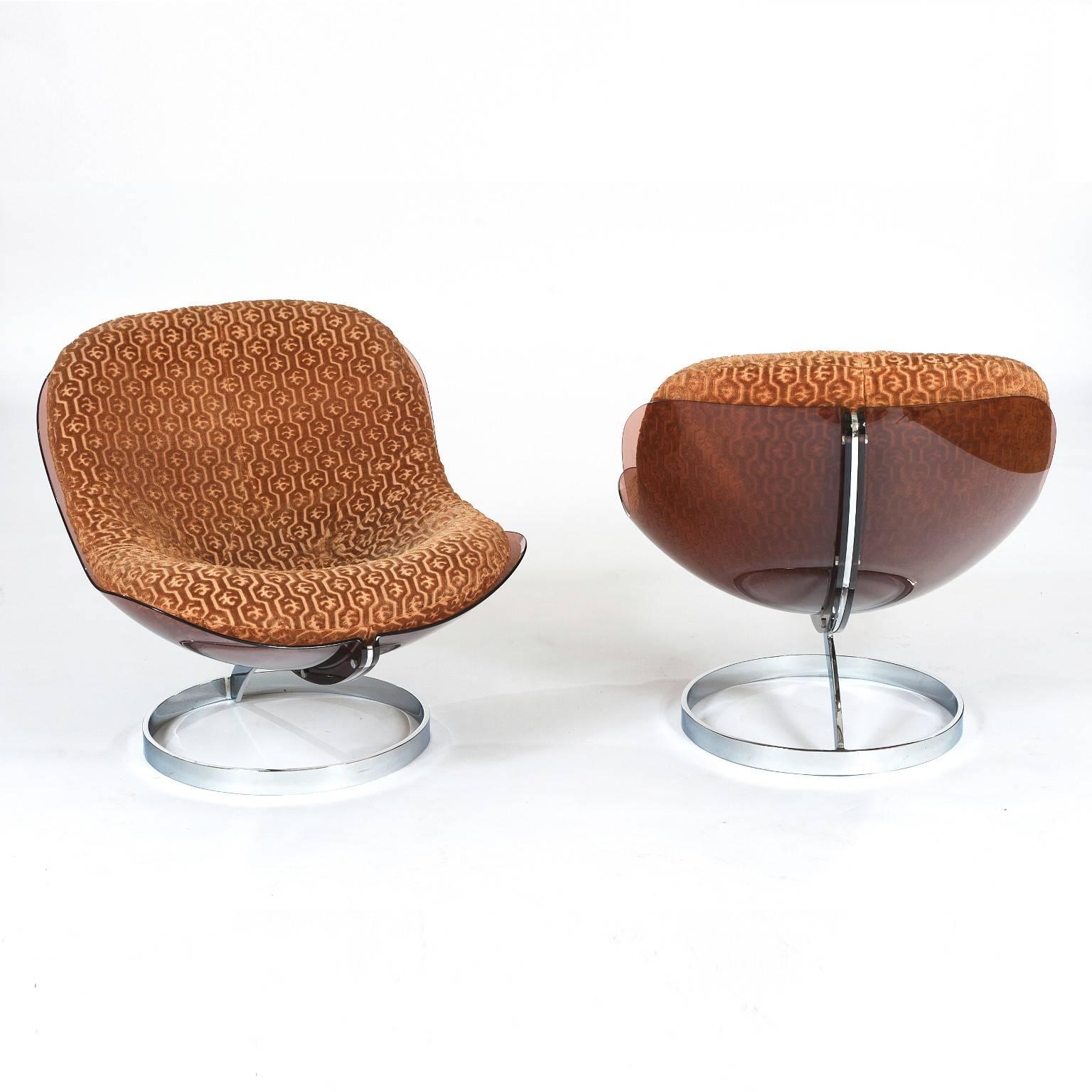 Mid-Century Modern Boris Tabacoff Sphere Lounge Chairs