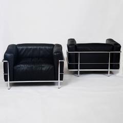 Le Corbusier LC03 "Le Grand Comfort" Lounge Chairs