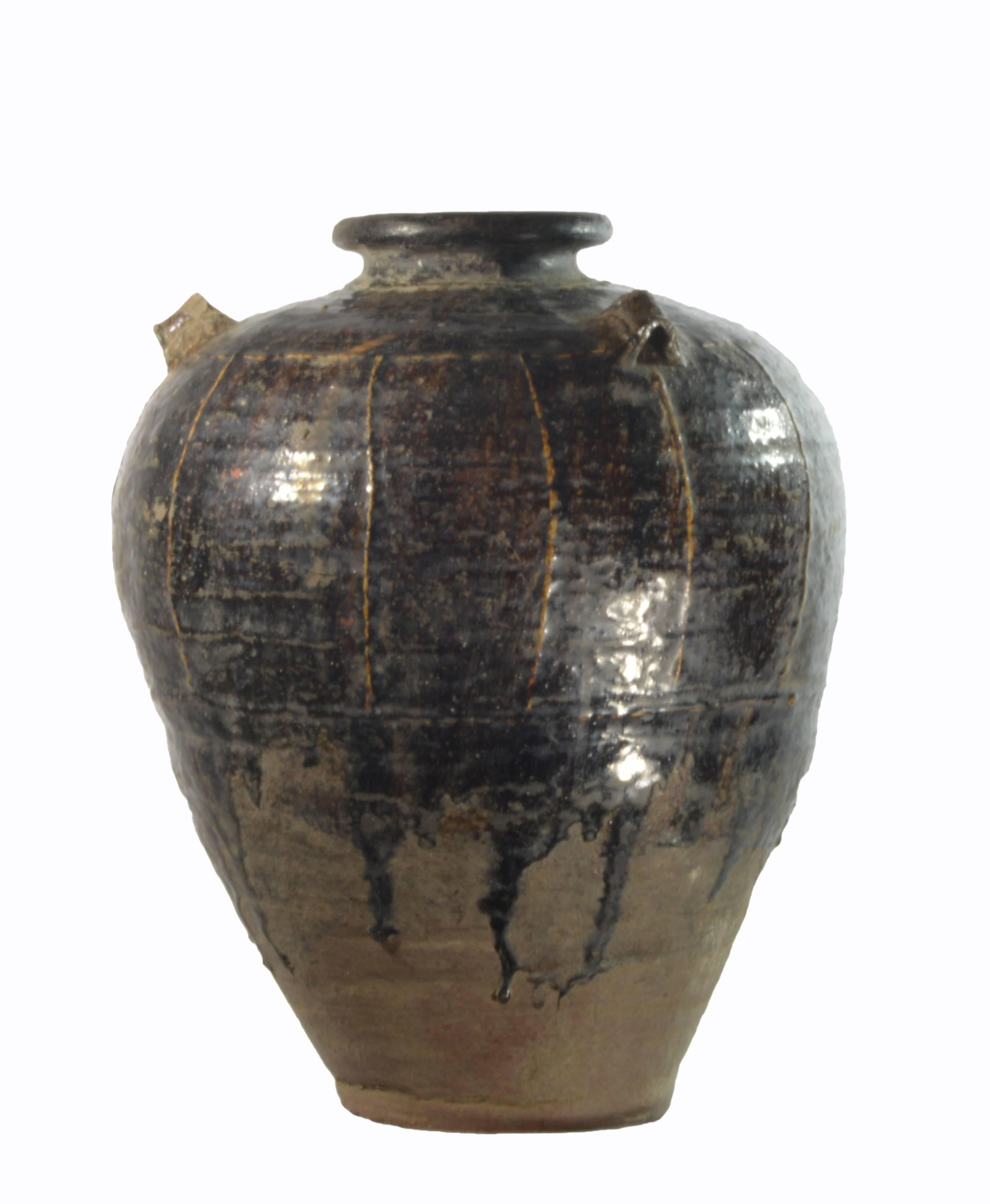 Chinese Large 16th Century Martaban Ceramic Vessel