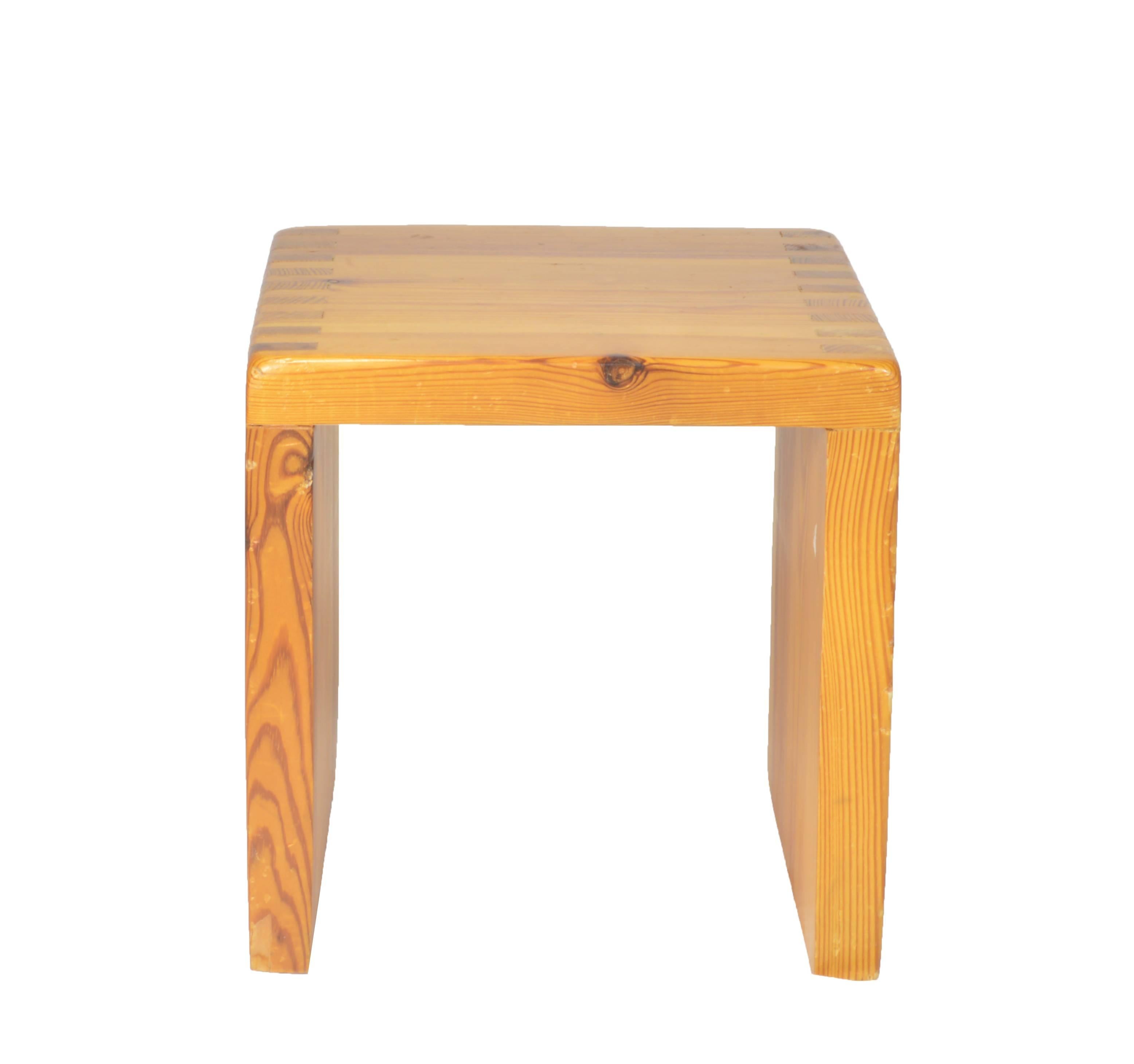 French Charlotte Perriand Stool for Les Arcs
