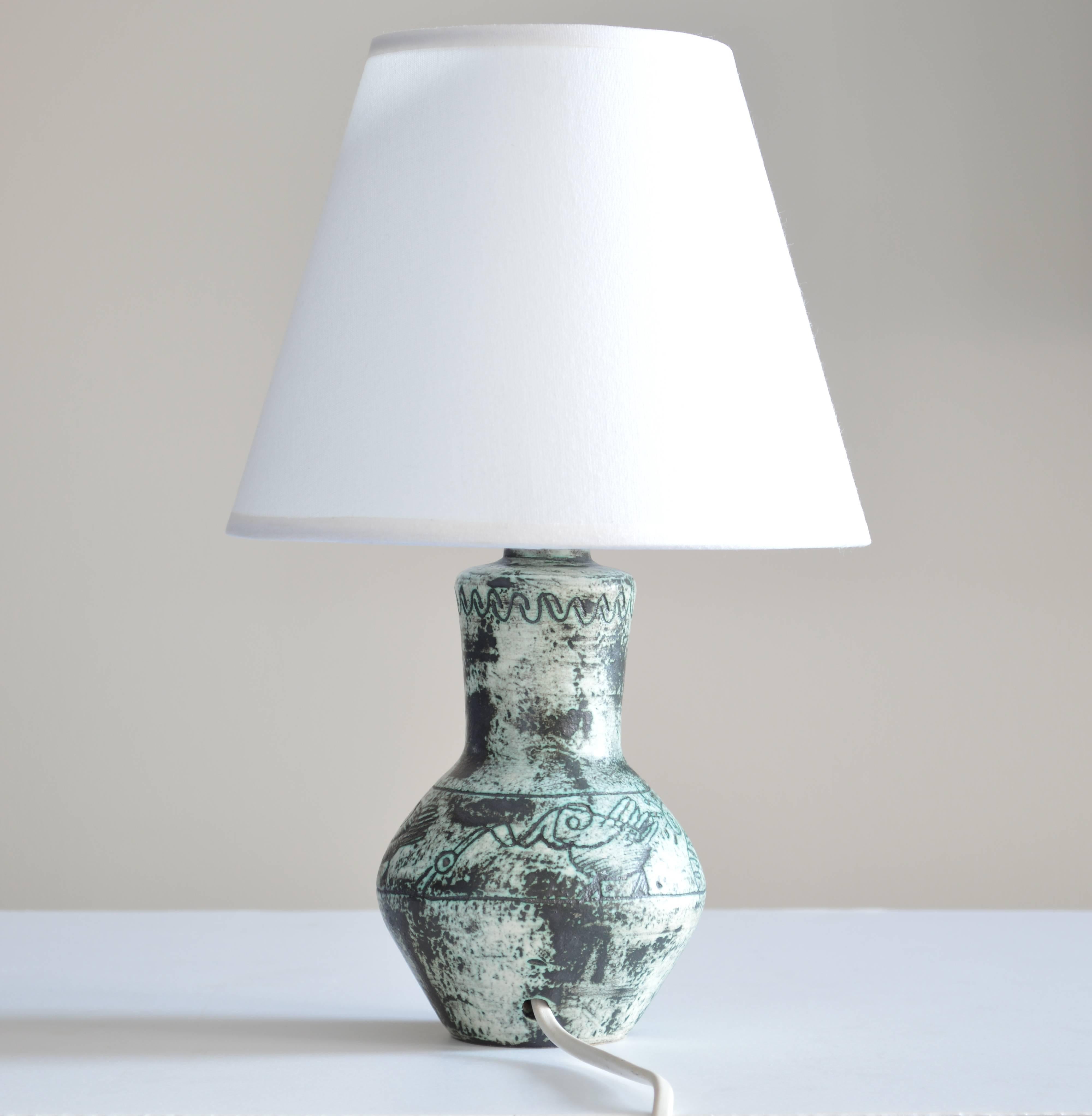 Mid-Century Modern Petite Jacques Blin Table Lamp For Sale