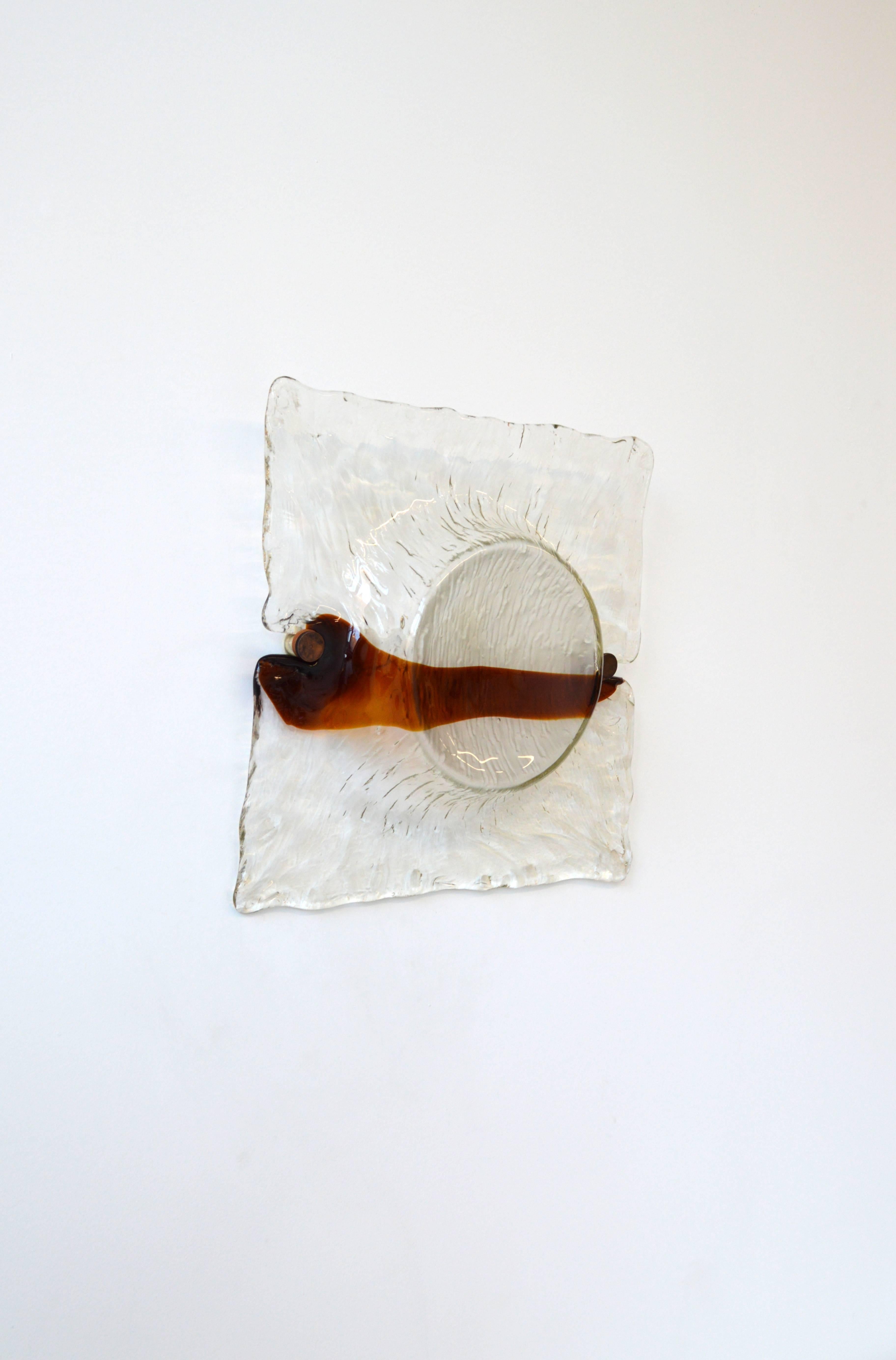 Italian Murano Glass Sconce by Toni Zuccheri For Sale
