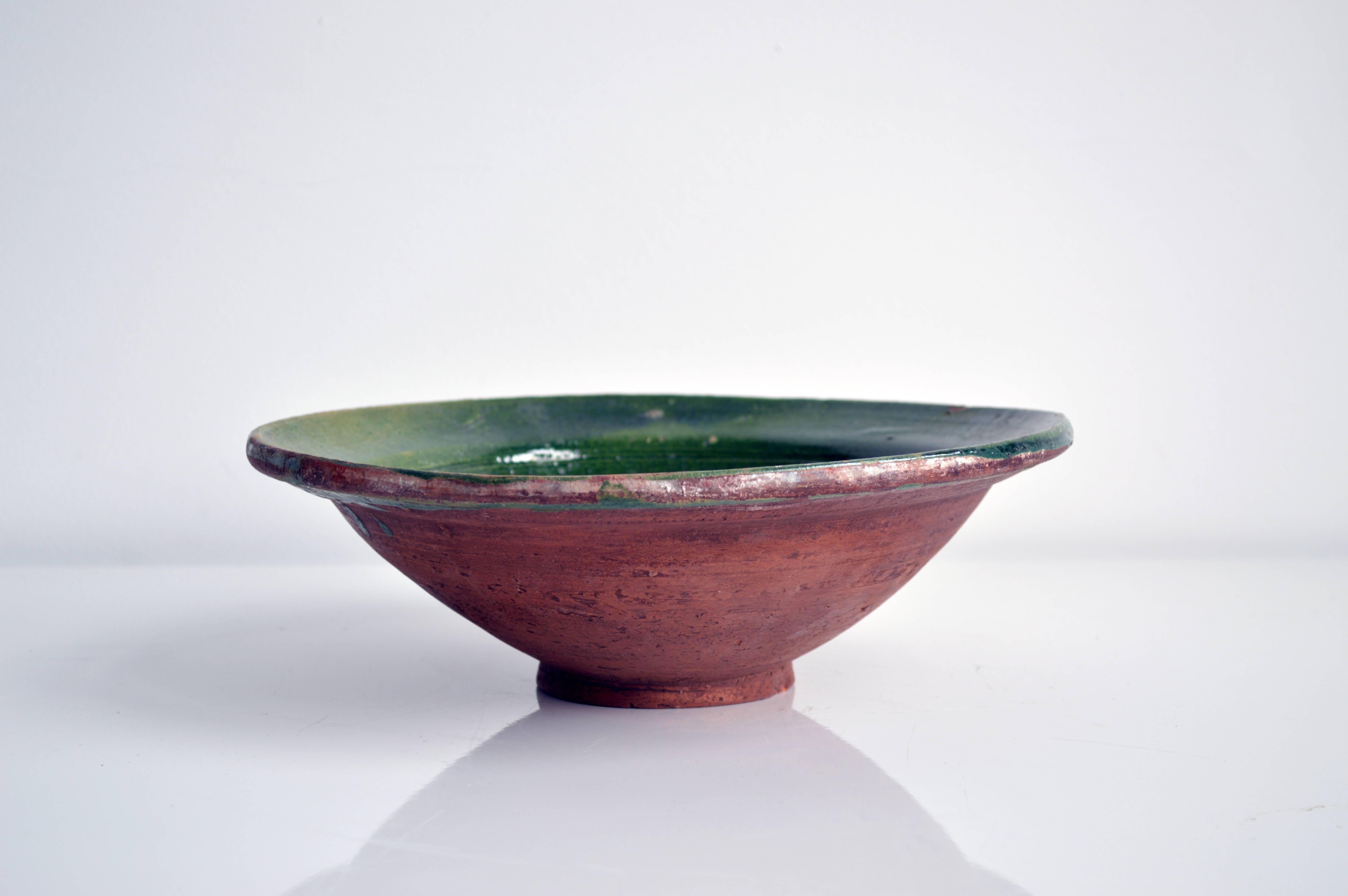 Green Ceramic Bowl 1