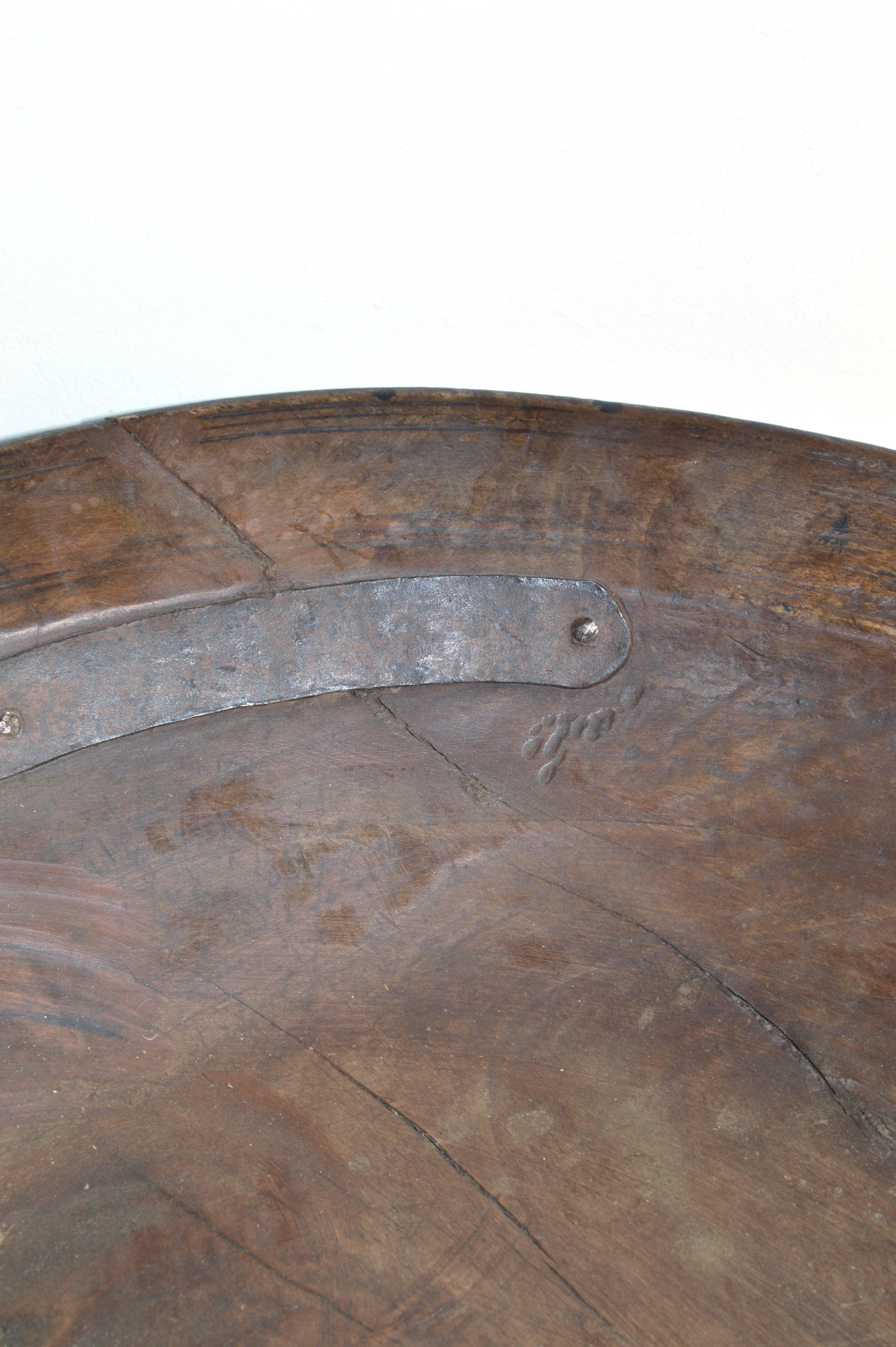 Carved Wood Bowl from Iran 1