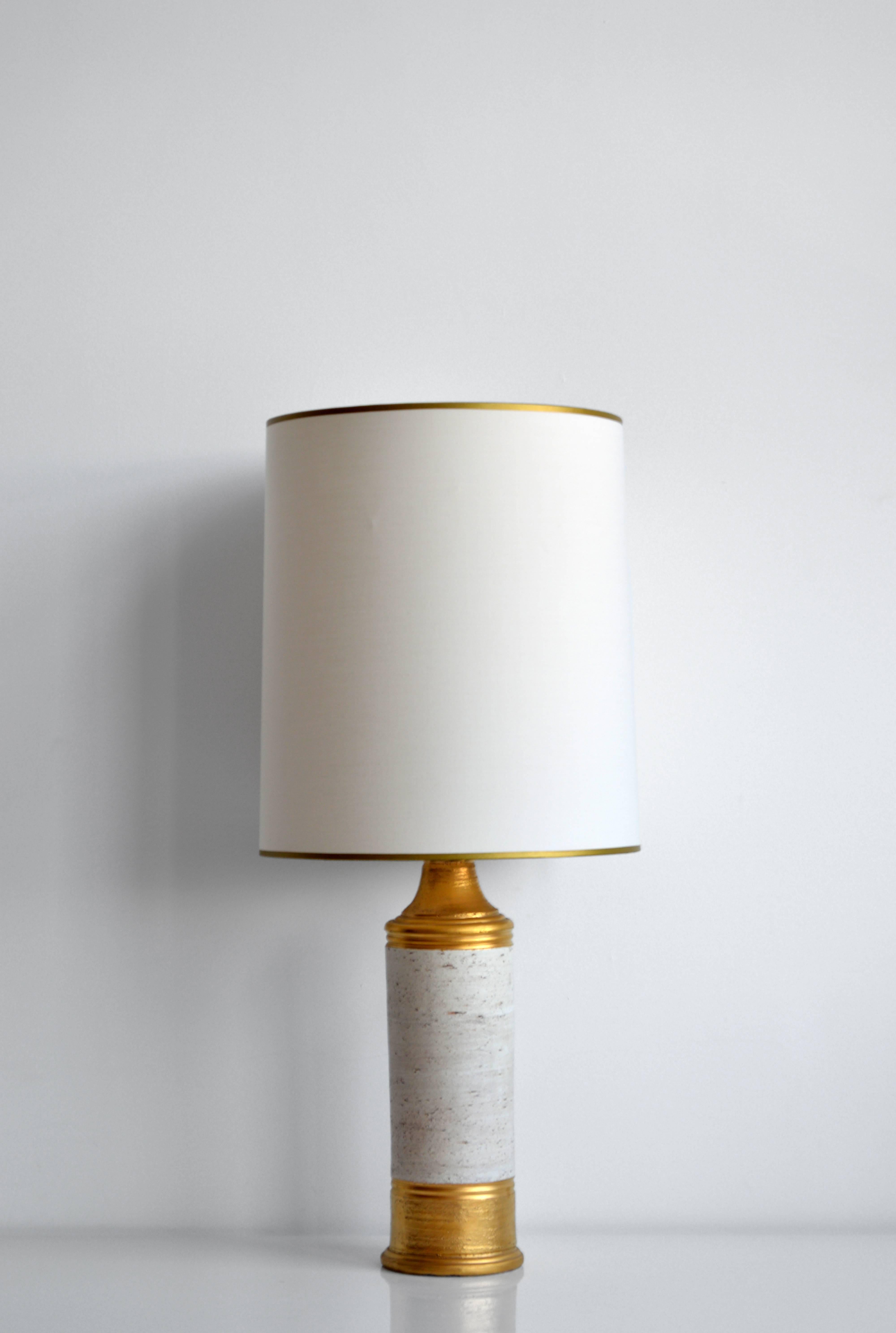 Scandinavian Modern Vintage Pair of Bitossi for Bergboms Table Lamps, 1960's, Swedish For Sale