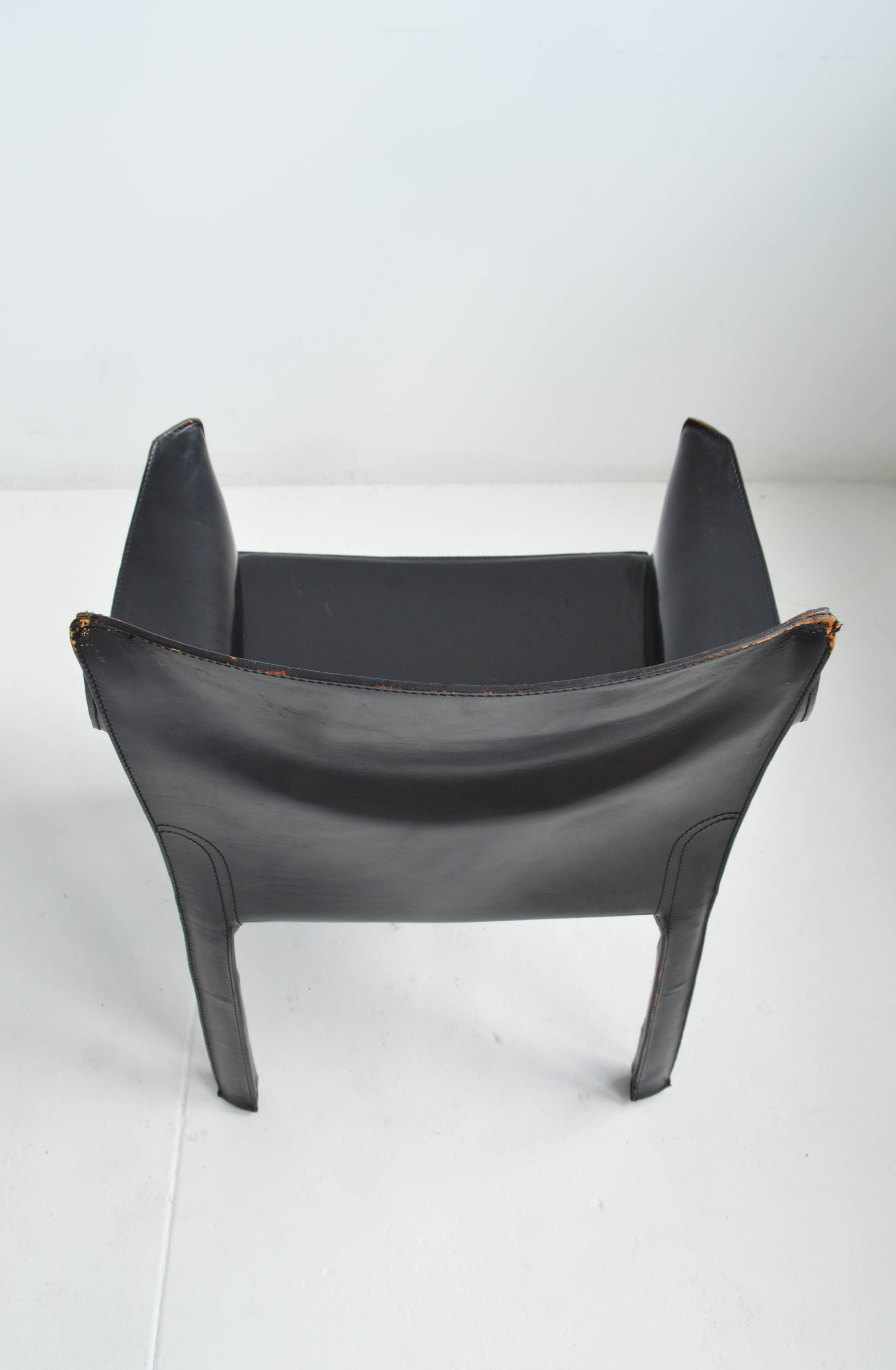 Steel Mario Bellini 'Cab' Chair for Cassina, 20th Century, Italian