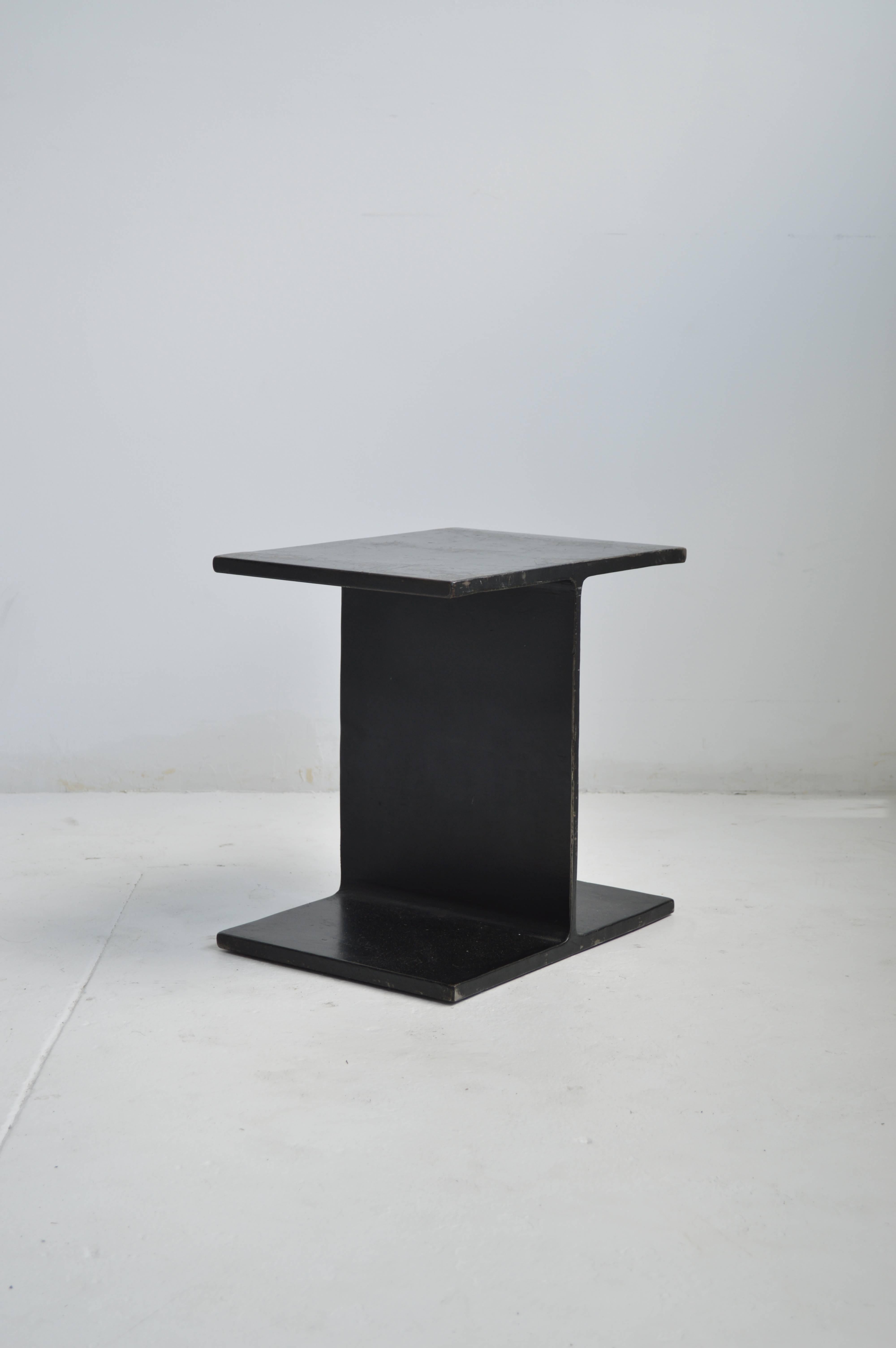 i beam side table