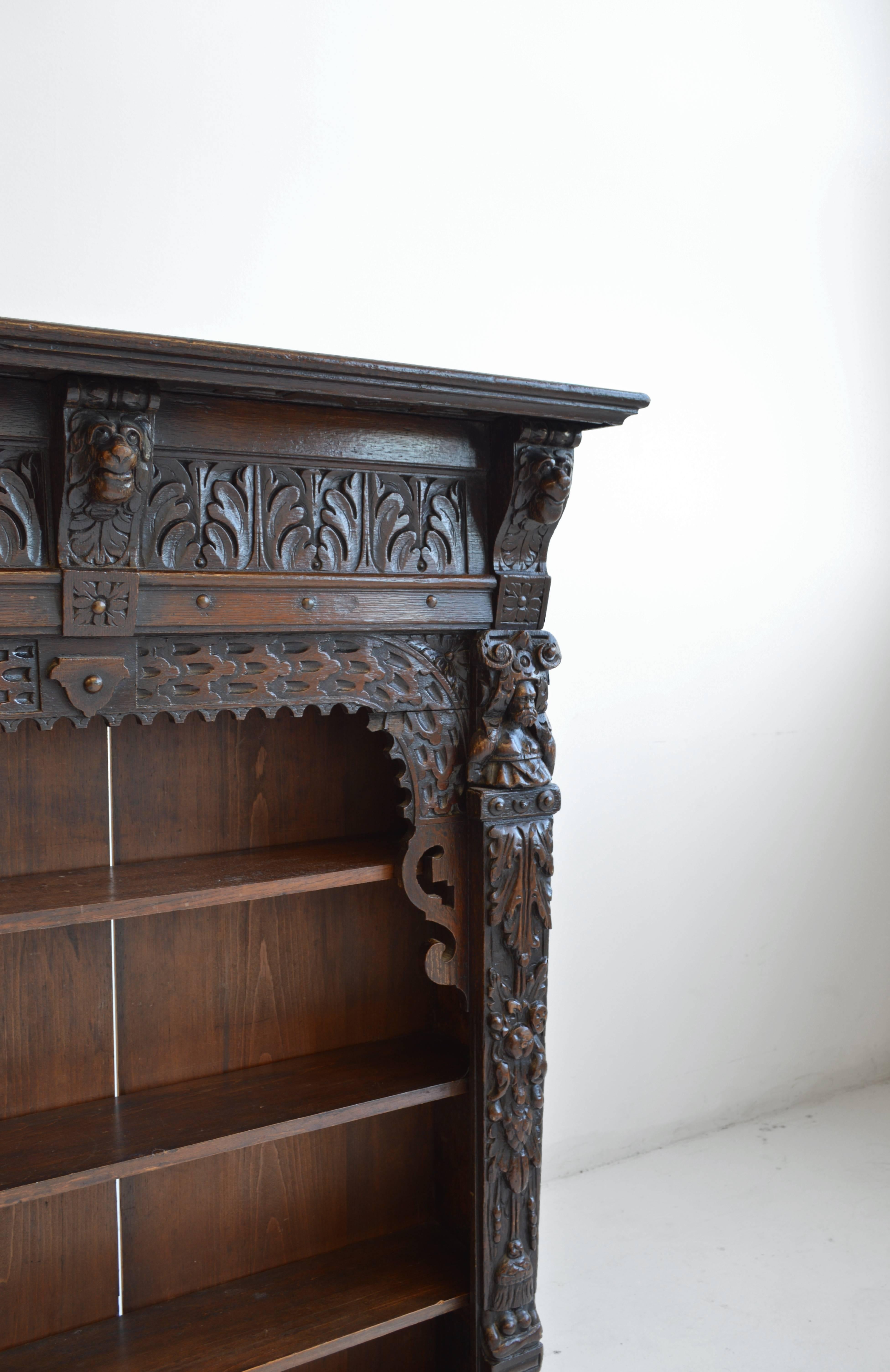 Victorian Antique Oak Wall Cabinet, 19th Century, English (Viktorianisch)