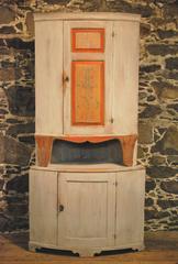 Antique Swedish Corner Cabinet, circa 1820