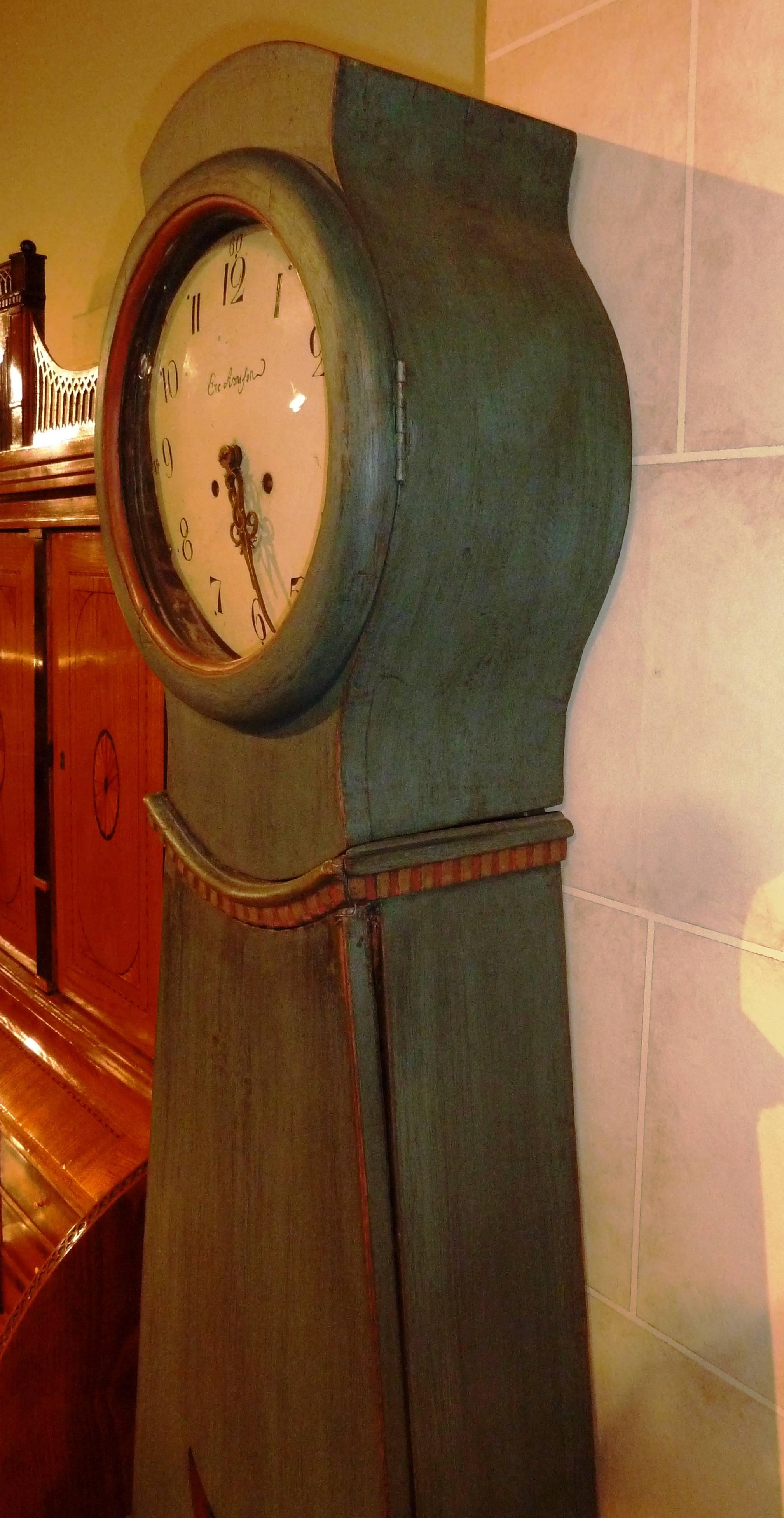 Swedish Antique Mora Clock In Good Condition In BOSTON, MA