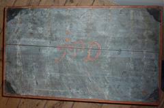 Swedish Hope Chest in Original Paint, Anno 1837