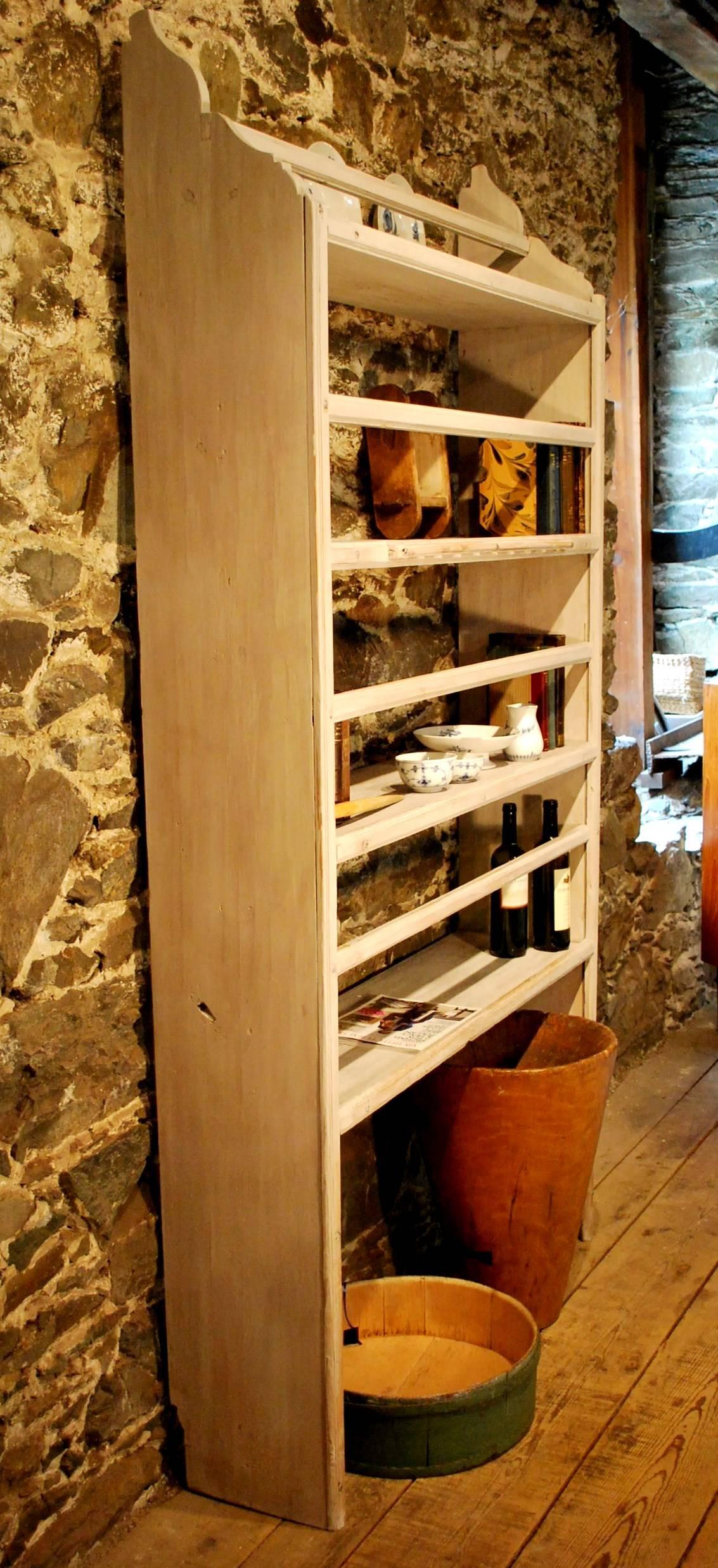 Gustavian Antique Swedish Pine Kitchen Shelf
