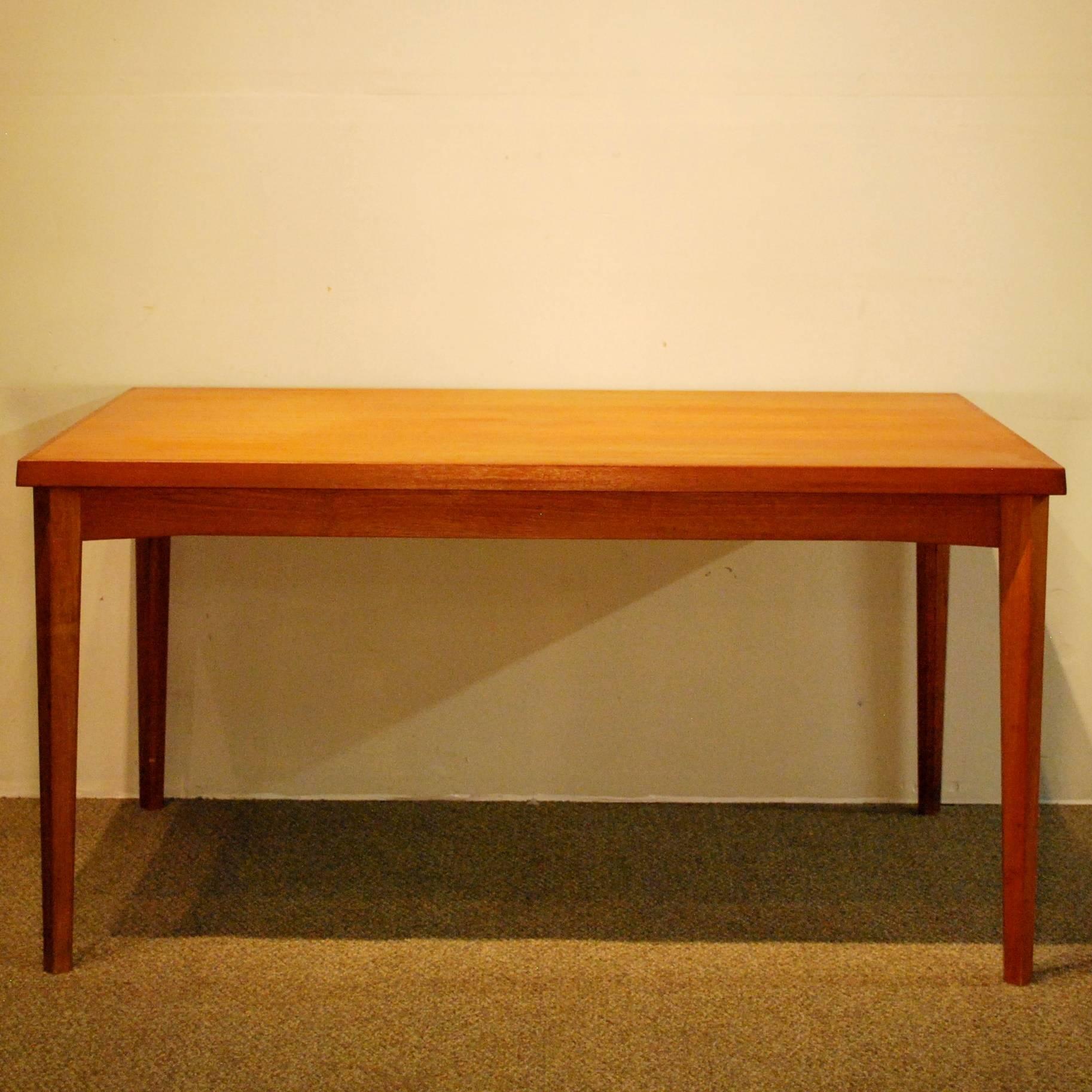 Henning Kjaernulf Designed Danish Modern Teak Extension Table, circa 1960 4