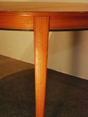 Gunni Omann Designed Mid-Century Teak Table with Three Leaves, circa 1960