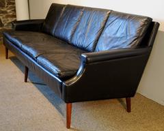 Georg Thams Designed Danish Modern Leather Sofa, circa 1960
