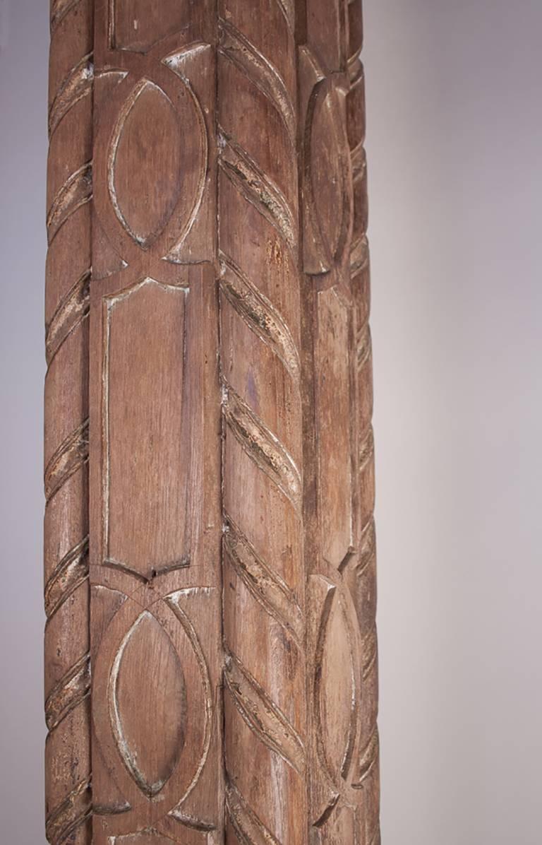 carved columns