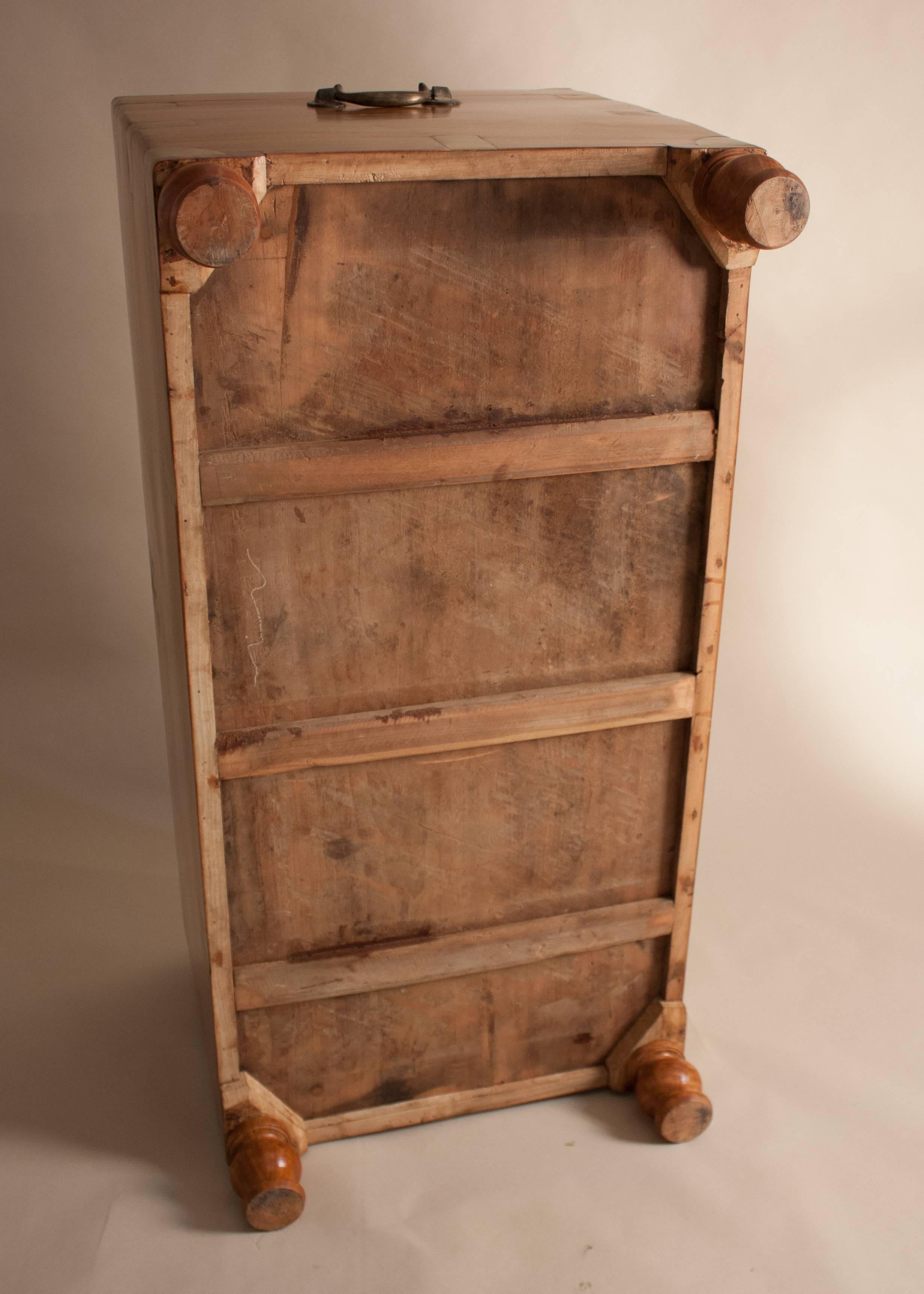 Large 19th Century English Camphor Wood Captain's Chest or Trunk 2