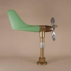Vintage Anemometer in Brass, Aluminum and Fiberglass