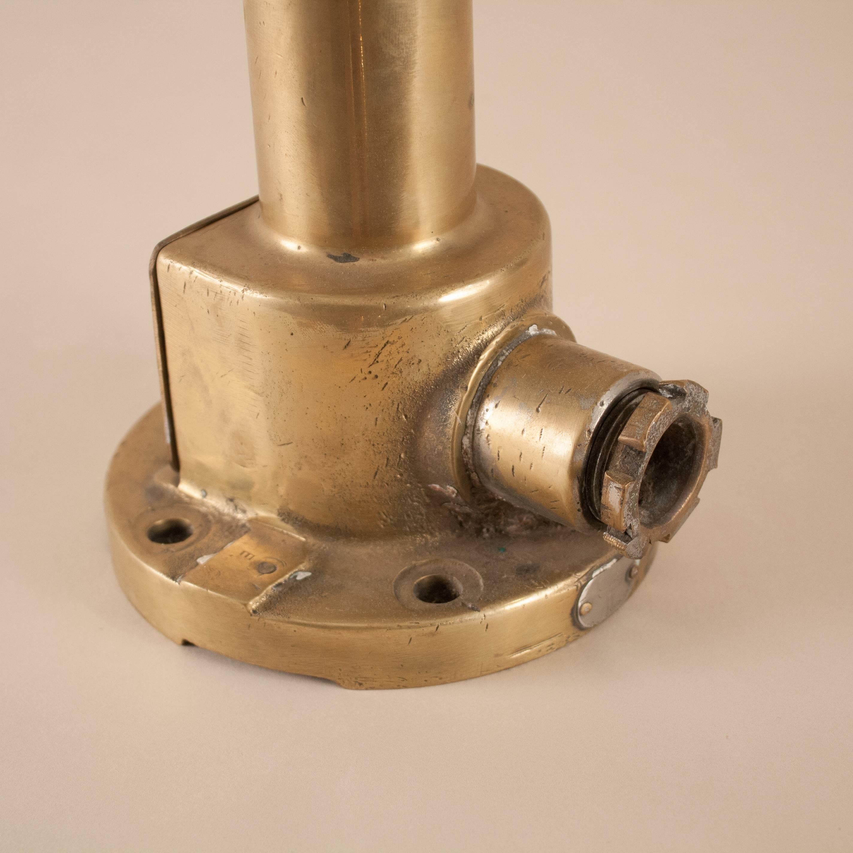 Vintage Anemometer in Brass, Aluminum and Fiberglass 1