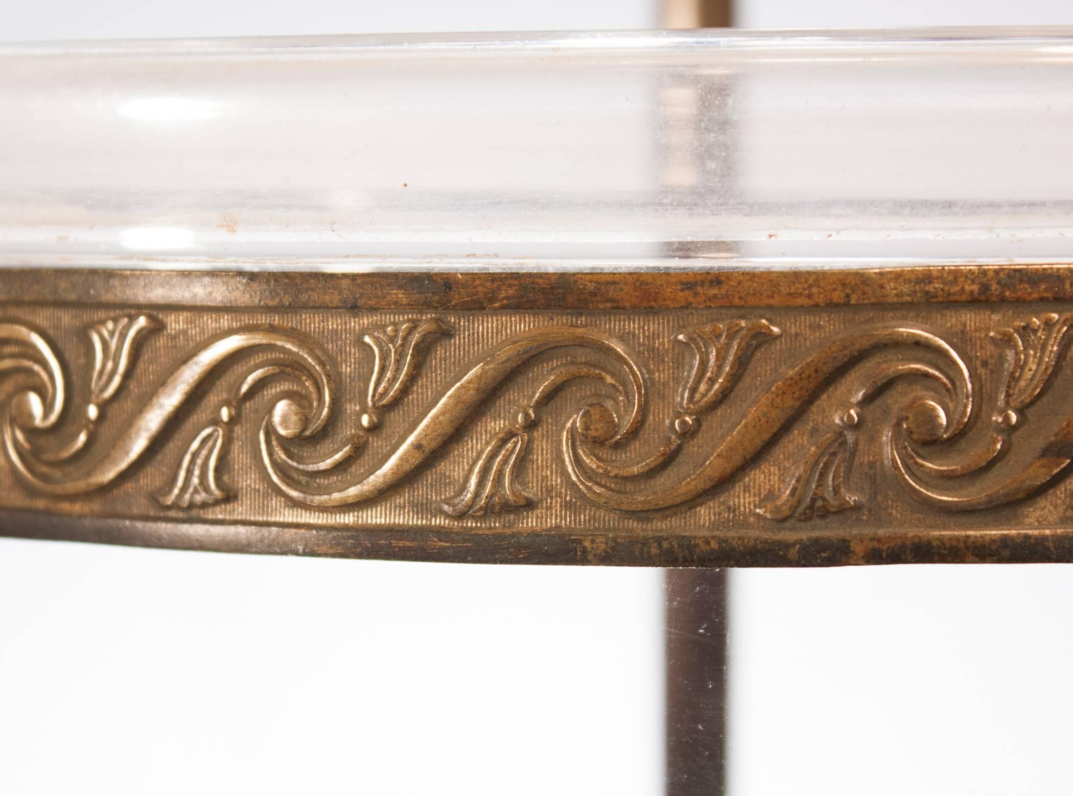 19th Century Large Bell Jar Lantern with 