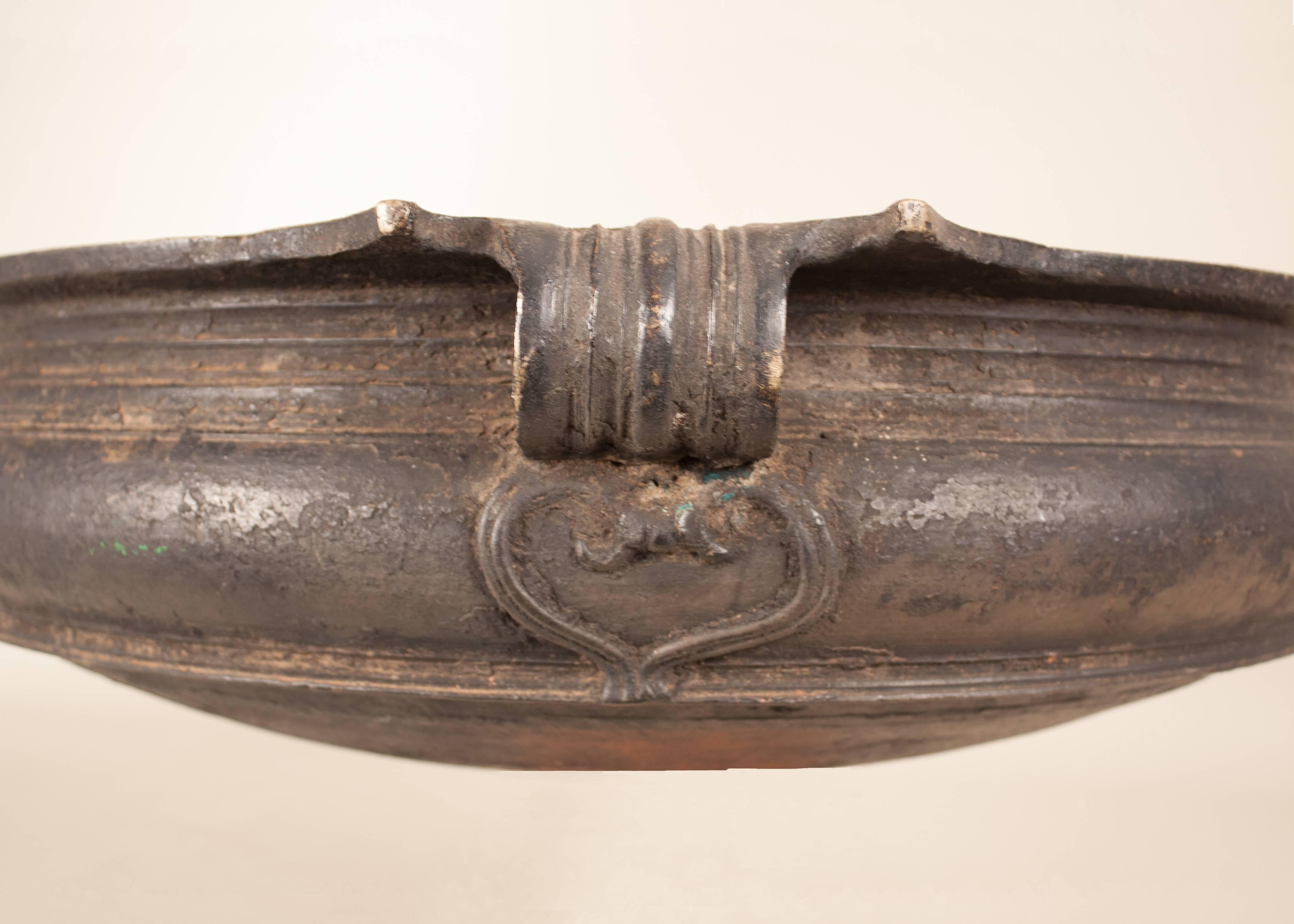 Anglo-Indian 19th Century Bronze Urli or Planter from South East Asia