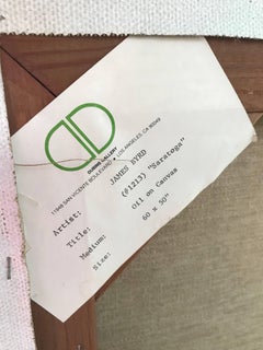 Large Vintage, 1980 Modern Abstract by James Byrd