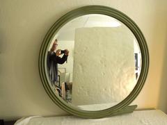 Grande specchio Jay Spectre degli anni '80 per Century Furniture