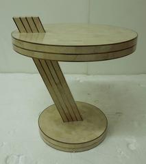 Stone and Brass Eclipse Side Table by Casa Bique