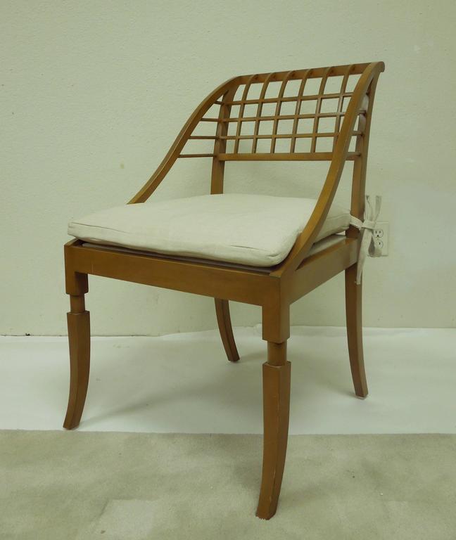 Superb Sleigh Chair by John Saladino at 1stDibs