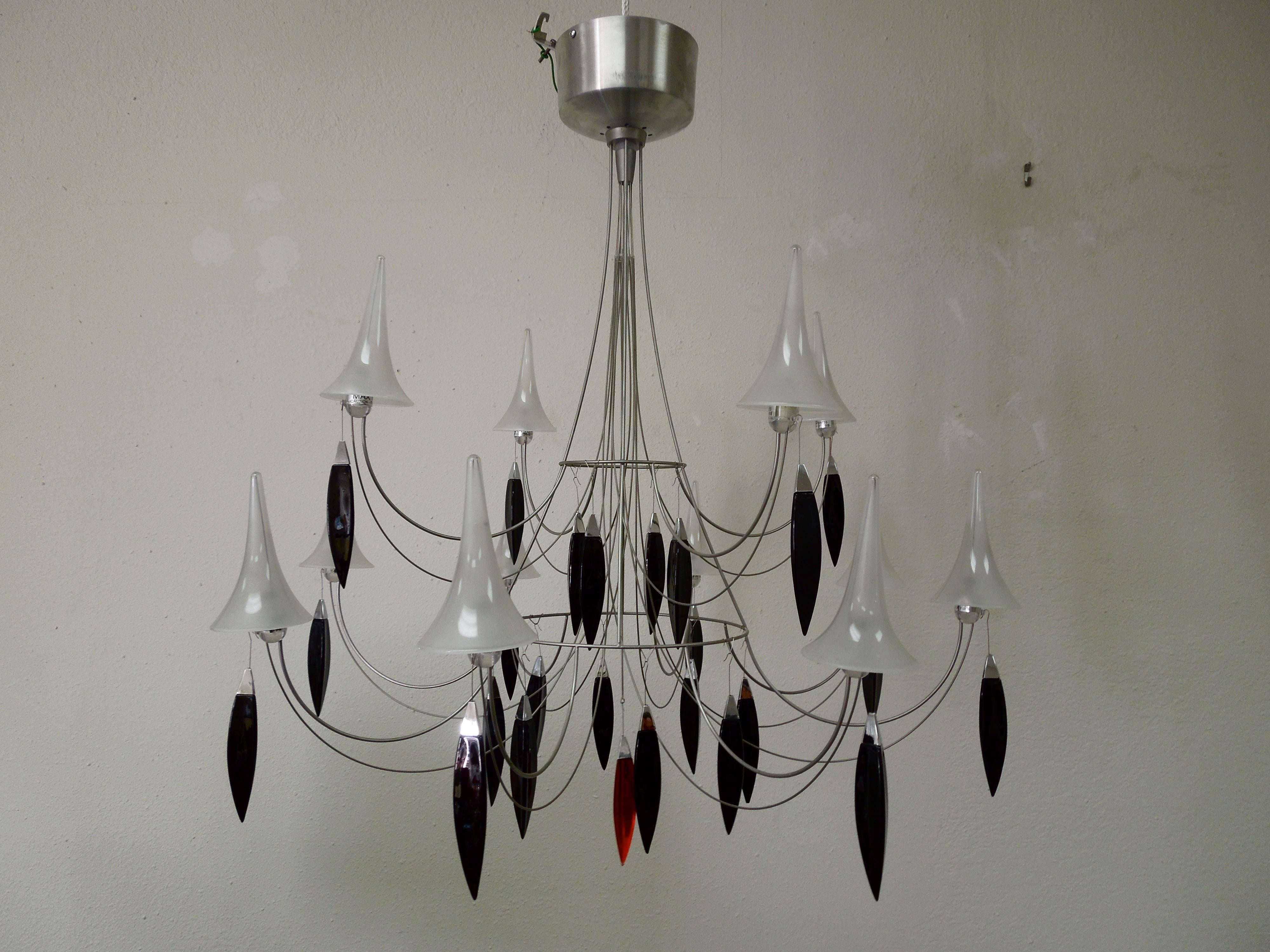 baccarat plume chandelier